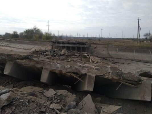 В Херсонской области взорвано три моста на правом берегу Днепра