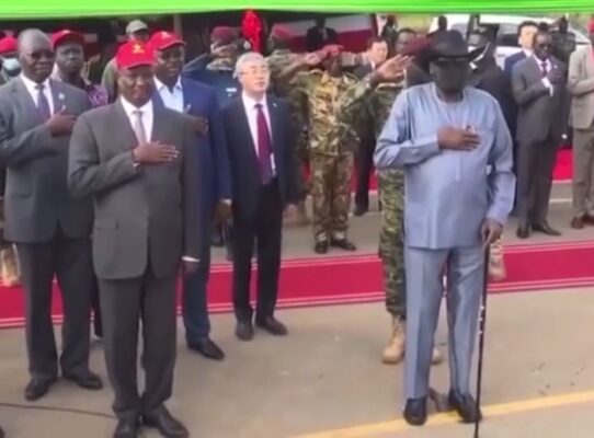 Президент Южного Судана Сальваторе Киир Маярдит буквально намочил штаны