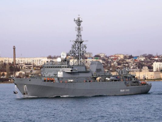 В акватории Черного моря был атакован Российский разведывательный корабль «Иван Хурс»