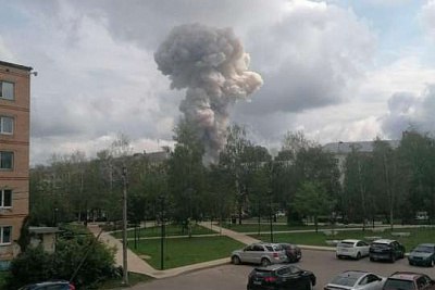 Мощный взрыв в Сергиевом Посаде