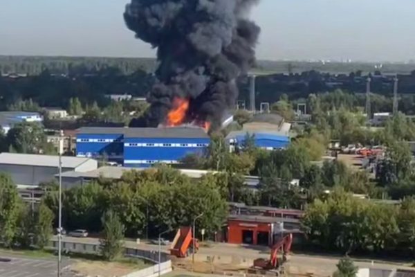 В подмосковной Балашихе пожар