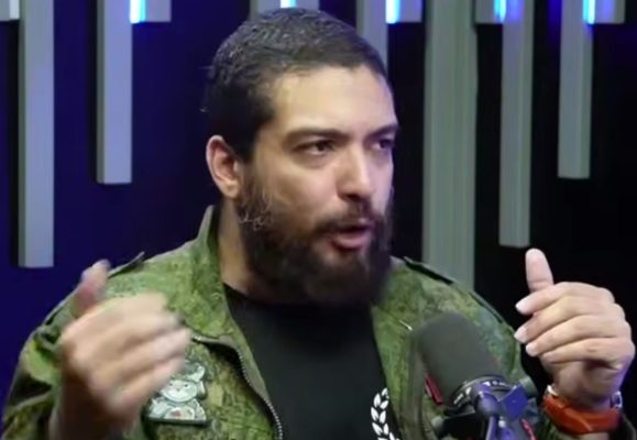 Участник нашего пресс-тура на Донбасс, бразильский публицист Рафаэль Мачадо
