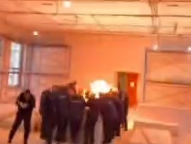 Появилось видео взрыва учебной гранаты в Сыктывкарском центре профподготовки МВД 